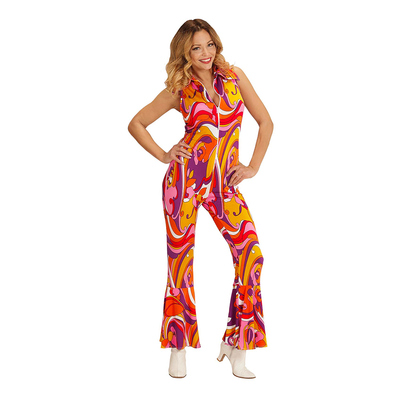 70-talstjej Jumpsuit Maskeraddräkt - Medium