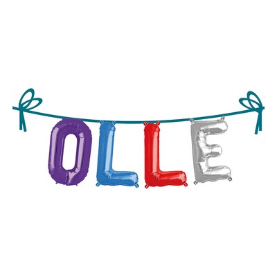 Ballonggirlang Folie Namn - Olle