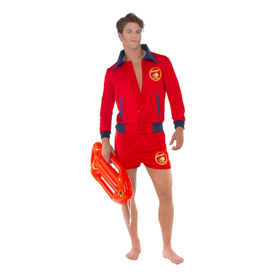 Baywatch med Kortshorts Maskeraddräkt - One size