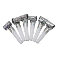 Blåsormar Holografisk Silver - 6-pack