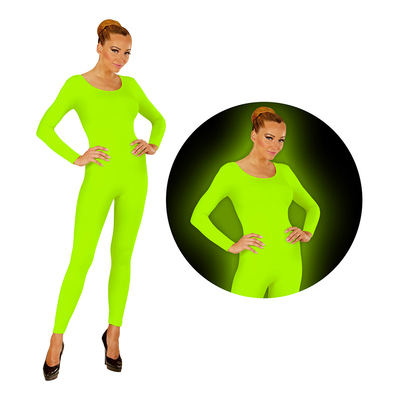 Bodysuit UV Neon Grön - Small/Medium