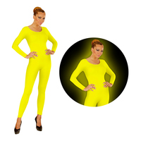 Bodysuit UV Neon Gul - Small/Medium