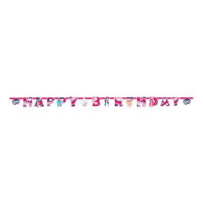 Bokstavsgirlang Happy Birthday My Little Pony - 200x15cm