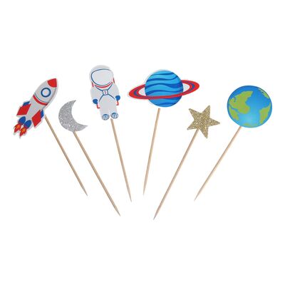 Cake Topper Universum - 12-pack