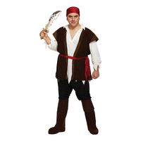 Carribean Pirate Plus-size Maskeraddräkt - XL