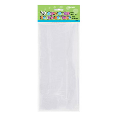 Cellofanpåse Transparent - 30-pack