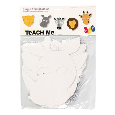 DIY Djungelmasker - 16-pack