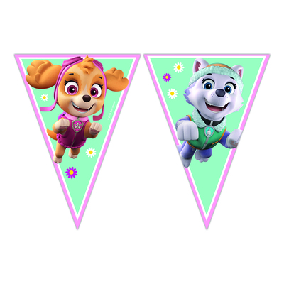 Flaggirlang Paw Patrol Skye & Everest - 6-pack