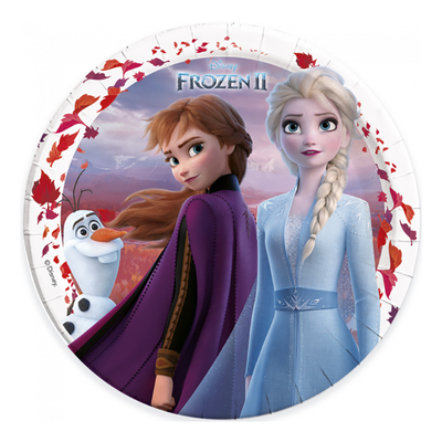 Frozen 2 Papperstallrikar - 8-pack