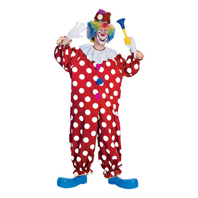 Klassisk Clown Maskeraddräkt - One size