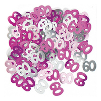 Konfetti Rosa/Silver 60 - 14 gram