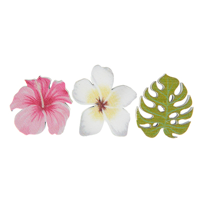 Konfetti Tropical Blommor - 6-pack