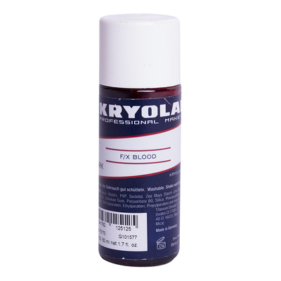 Kryolan F/X Blod - 50 ml Mörkröd