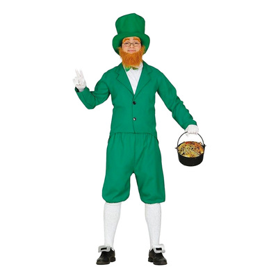 Leprechaun Grön Maskeraddräkt - Medium