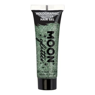 Moon Creations Holographic Glitter Hair Gel - Grön