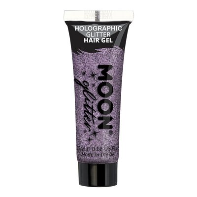 Moon Creations Holographic Glitter Hair Gel - Lila