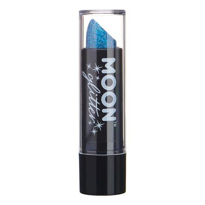 Moon Creations Holographic Glitter Lipstick - Blå