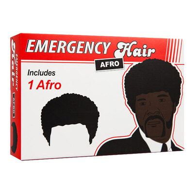 Nödfallsperuk Afro