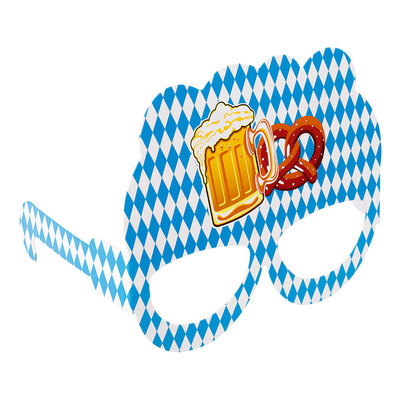 Oktoberfest Pappersglasögon - 10-pack