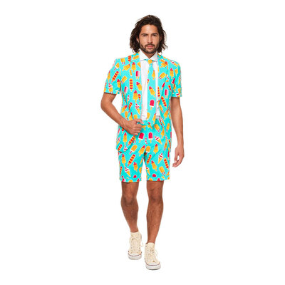 OppoSuits Iceman Shorts Kostym - 50