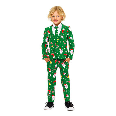 OppoSuits Santaboss Boys Kostym - 98/104