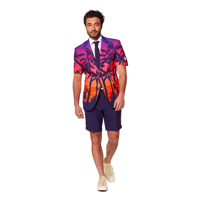 OppoSuits Suave Sunset Shorts Kostym - 48