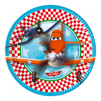 Papperstallrikar Disney Flygplan - 8-pack