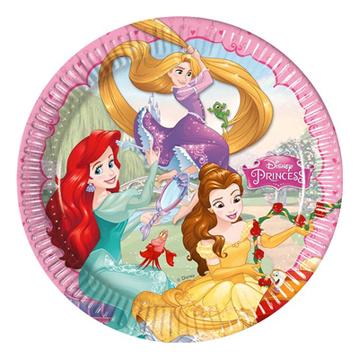 Papperstallrikar Disneyprinsessor - 8-pack