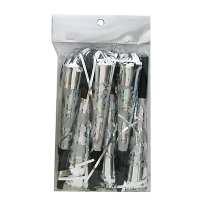 Partytutor Foliestrimlor Holografiska Silver - 6-pack