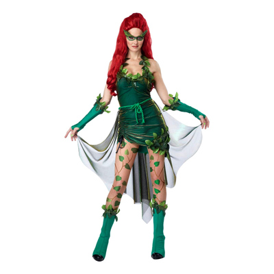 Poison Ivy Maskeraddräkt - Medium