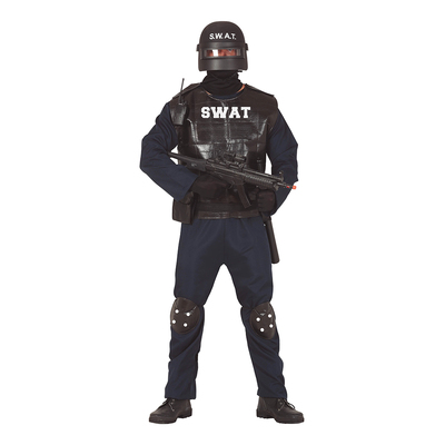 S.W.A.T Maskeraddräkt - Medium