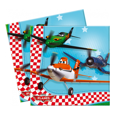 Servetter Flygplan Disney - 20-pack