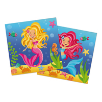 Servetter Mermaid - 20-pack