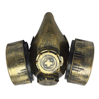 Steampunk Dubbel Gasmask - One size