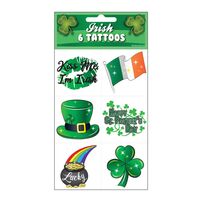 Tatueringar St Patricks Day - 6-pack