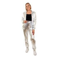 Tracksuit Silver Dam Maskeraddräkt - M