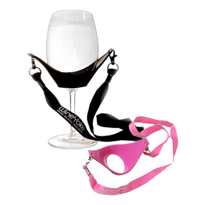 Wine Yoke Vinglashållare - Rosa